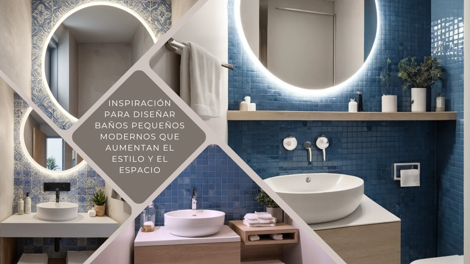 baños pequeños modernos