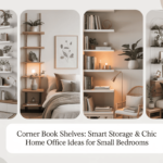 Corner Book Shelves: 20 + Smart Storage & Chic Home Office Ideas for Small Bedrooms