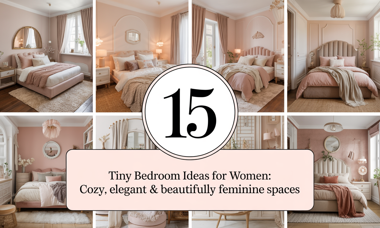 15 Tiny Bedroom Ideas for Women: Cozy, Elegant & Beautifully Feminine Spaces