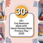 30+ Tiny Bedroom Ideas with Hand-Painted Walls – Primary Play 2025