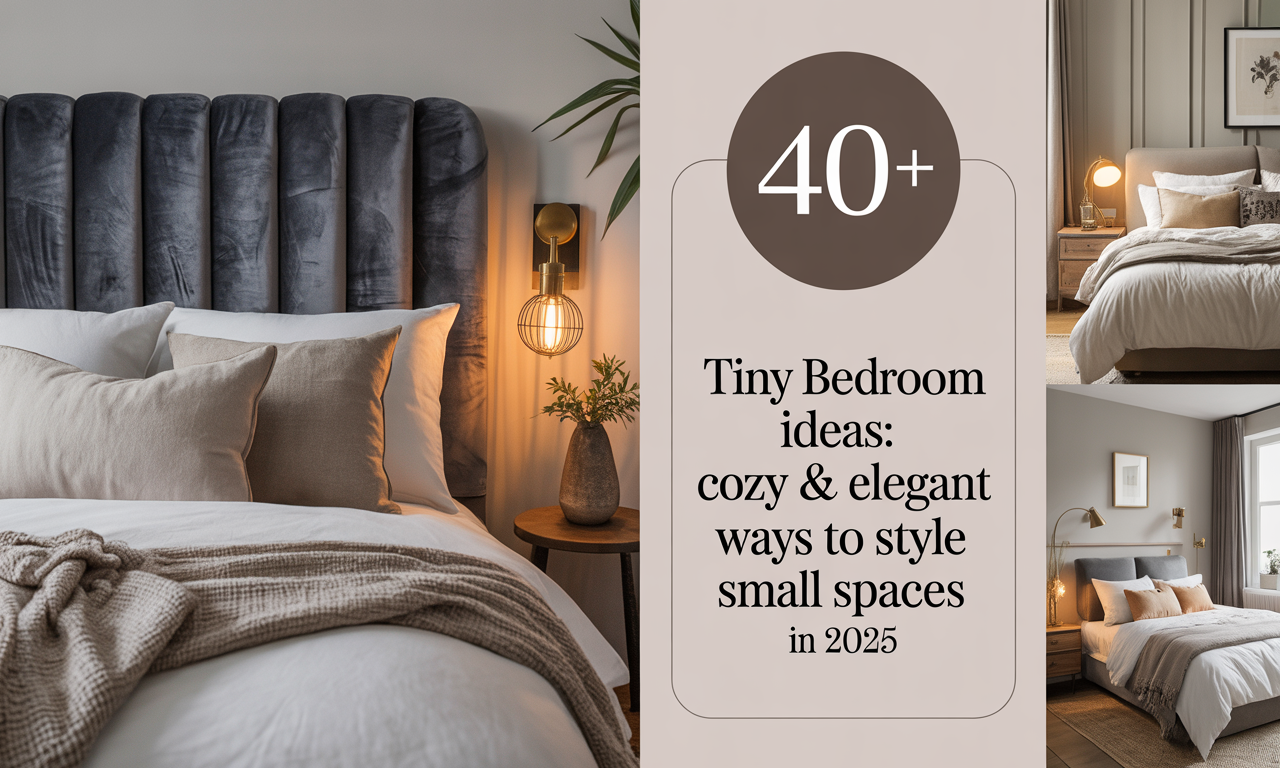 🎯 Tiny Bedroom Ideas: 40+ Cozy & Elegant Ways to Style Small Spaces in 2025