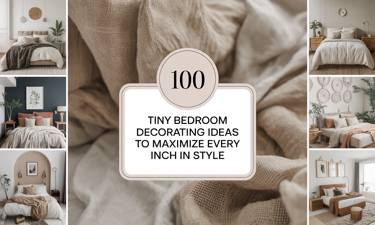 100 Tiny Bedroom Decorating Ideas to Maximize Every Inch in Style
