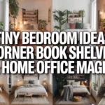 Tiny Bedroom Ideas: 5 Corner Book Shelves That Change Everything