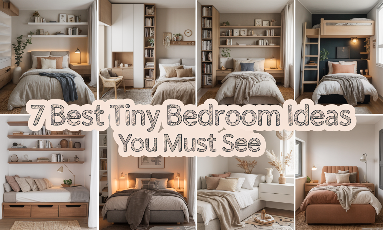 🛏️ 7 Best Tiny Bedroom Ideas You Must See