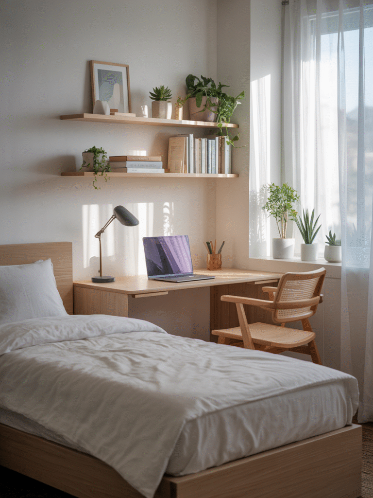 7 Tiny Bedroom Ideas for 9m²