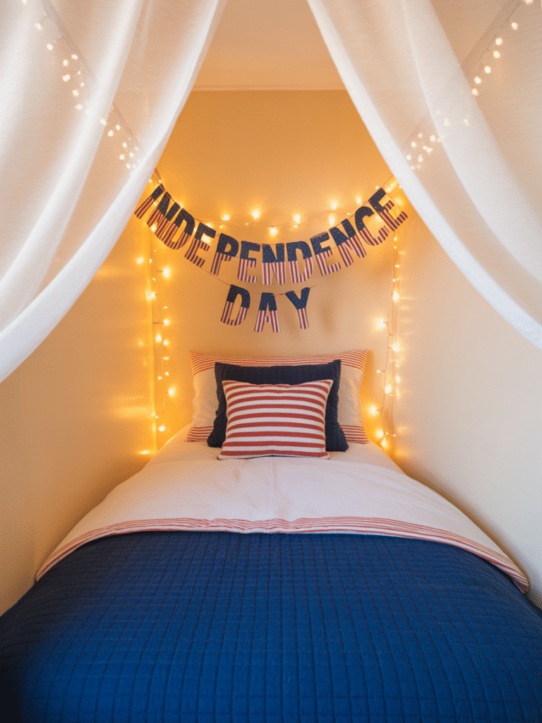 Fourth of July Bedroom Decor Ideas for Tiny Spaces 🇺🇸