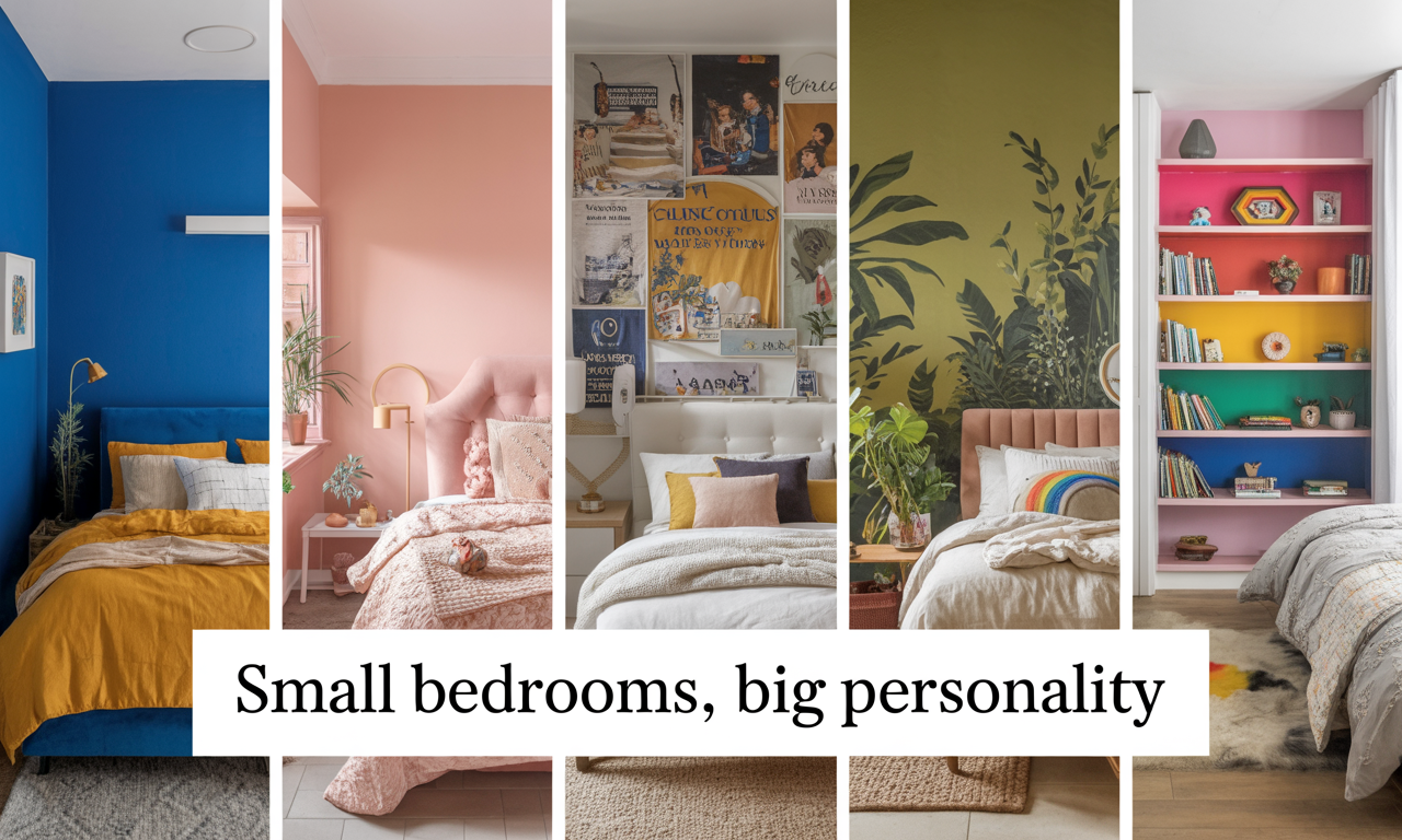 🎨 Small Bedrooms, Big Personality: 9 Colorful Ideas to Make Your Tiny Space Pop