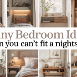 6 Tiny Bedroom Ideas When You Can’t Fit a Nightstand