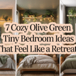 7 Cozy Olive Green Tiny Bedroom Ideas That Feel Like a Retreat