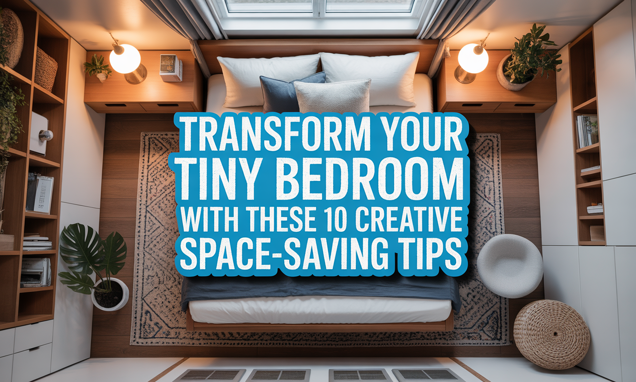 Transform Your Tiny Bedroom with These 10 Creative Space-Saving Tips