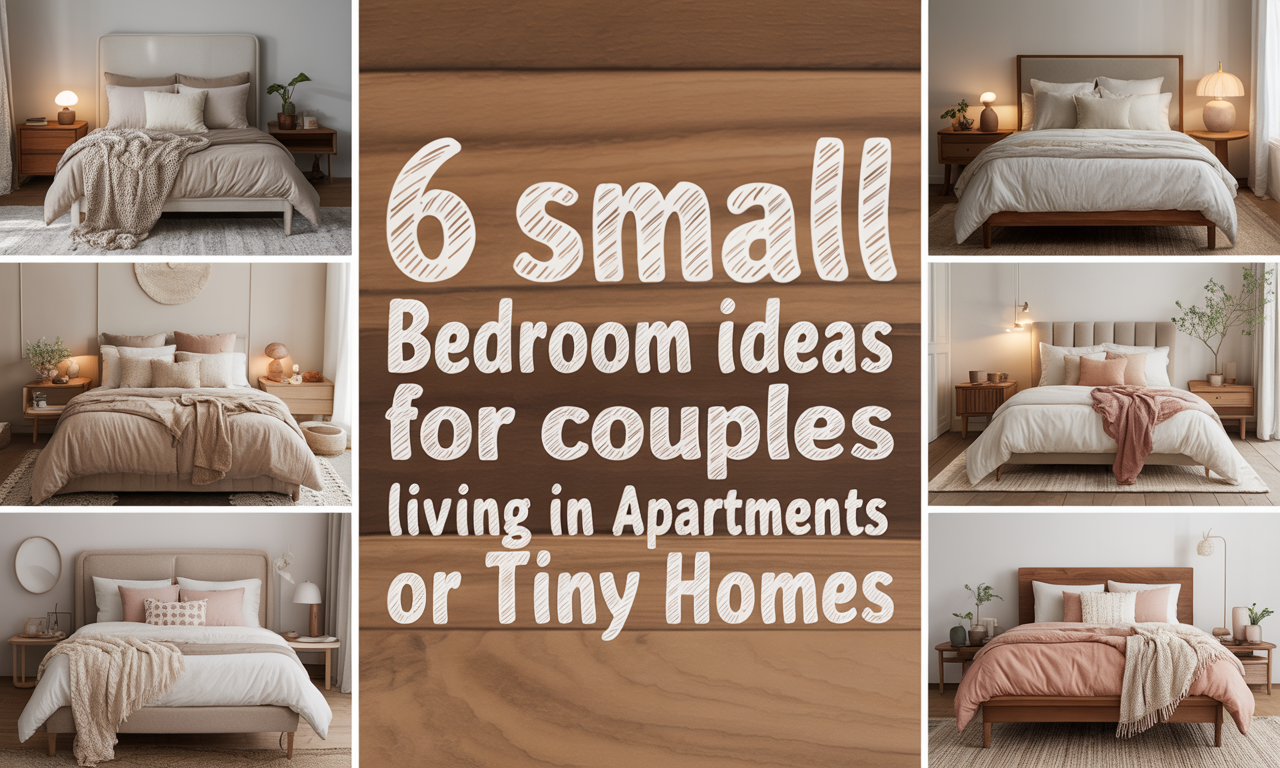 6 Small Bedroom Ideas For Couples Living in Apartments or Tiny Homes