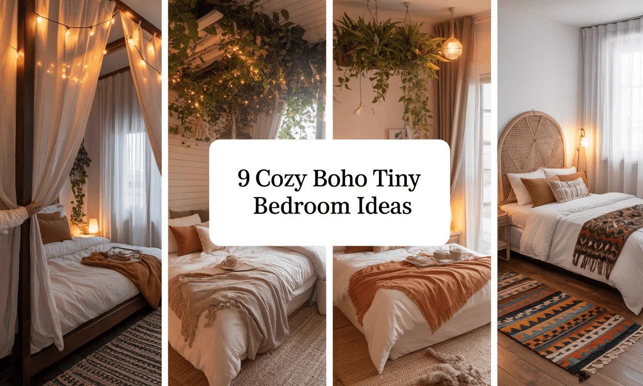 9 Cozy Boho Tiny Bedroom Ideas That Bring Big Energy to Small Spaces