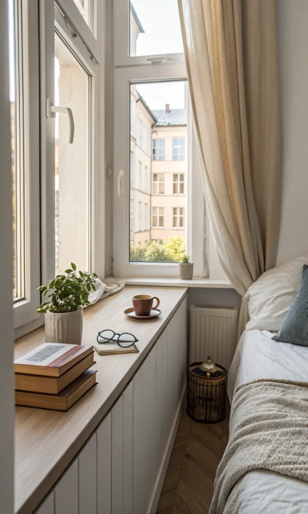 6 Tiny Bedroom Ideas When You Can’t Fit a Nightstand