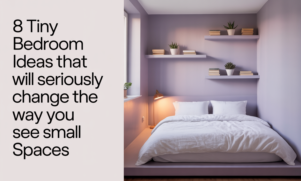 8 Tiny Bedroom Ideas That Will Seriously Change the Way You See Small Spaces