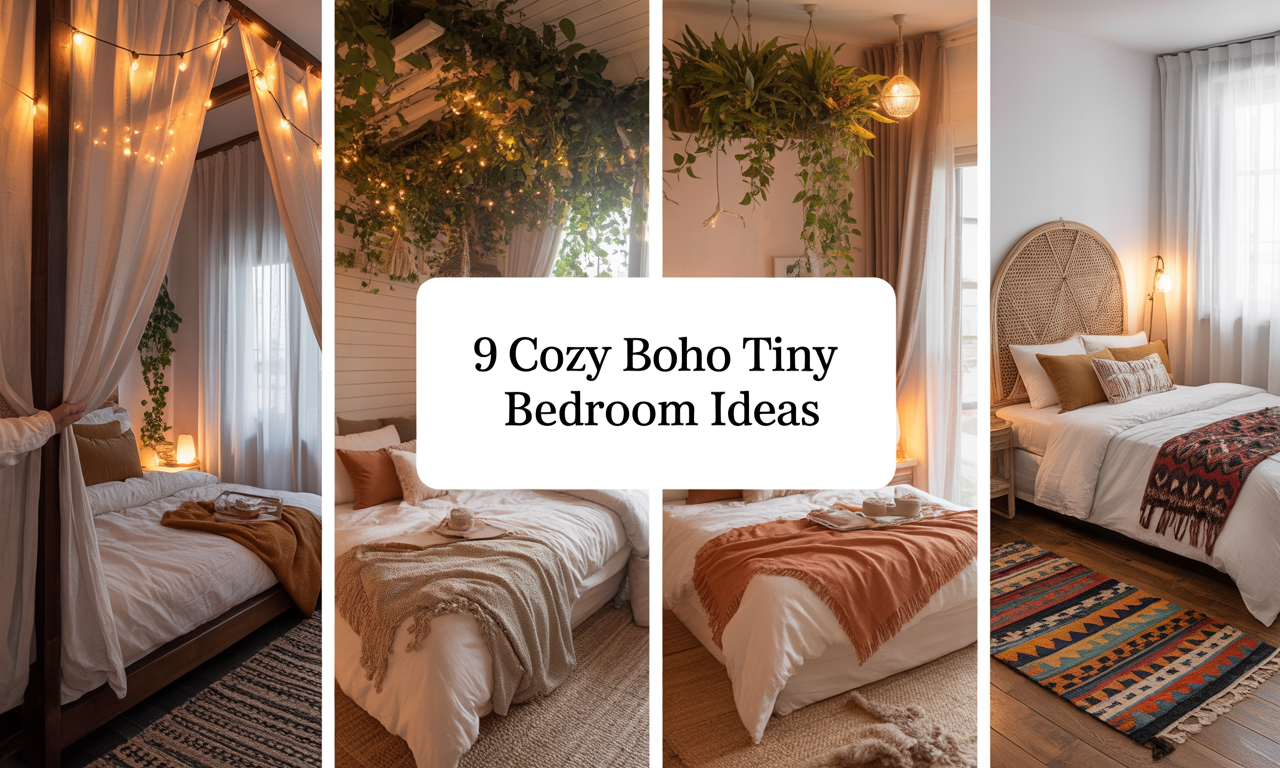 9 Cozy Boho Tiny Bedroom Ideas That Bring Big Energy to Small Spaces