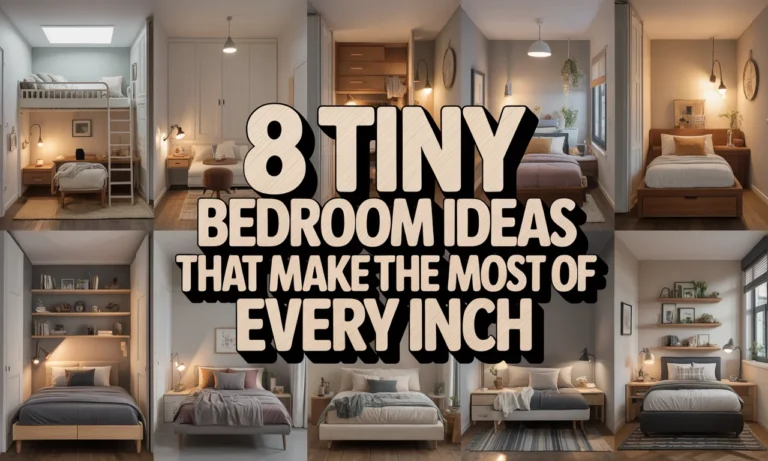 8 Tiny Bedroom Ideas