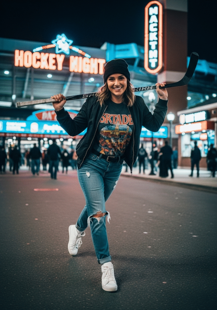 Hockey Game Outfits for Women