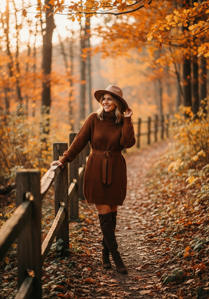 30 Cute & Cozy Thanksgiving Outfit Ideas You’ll Want to Wear This Fall
