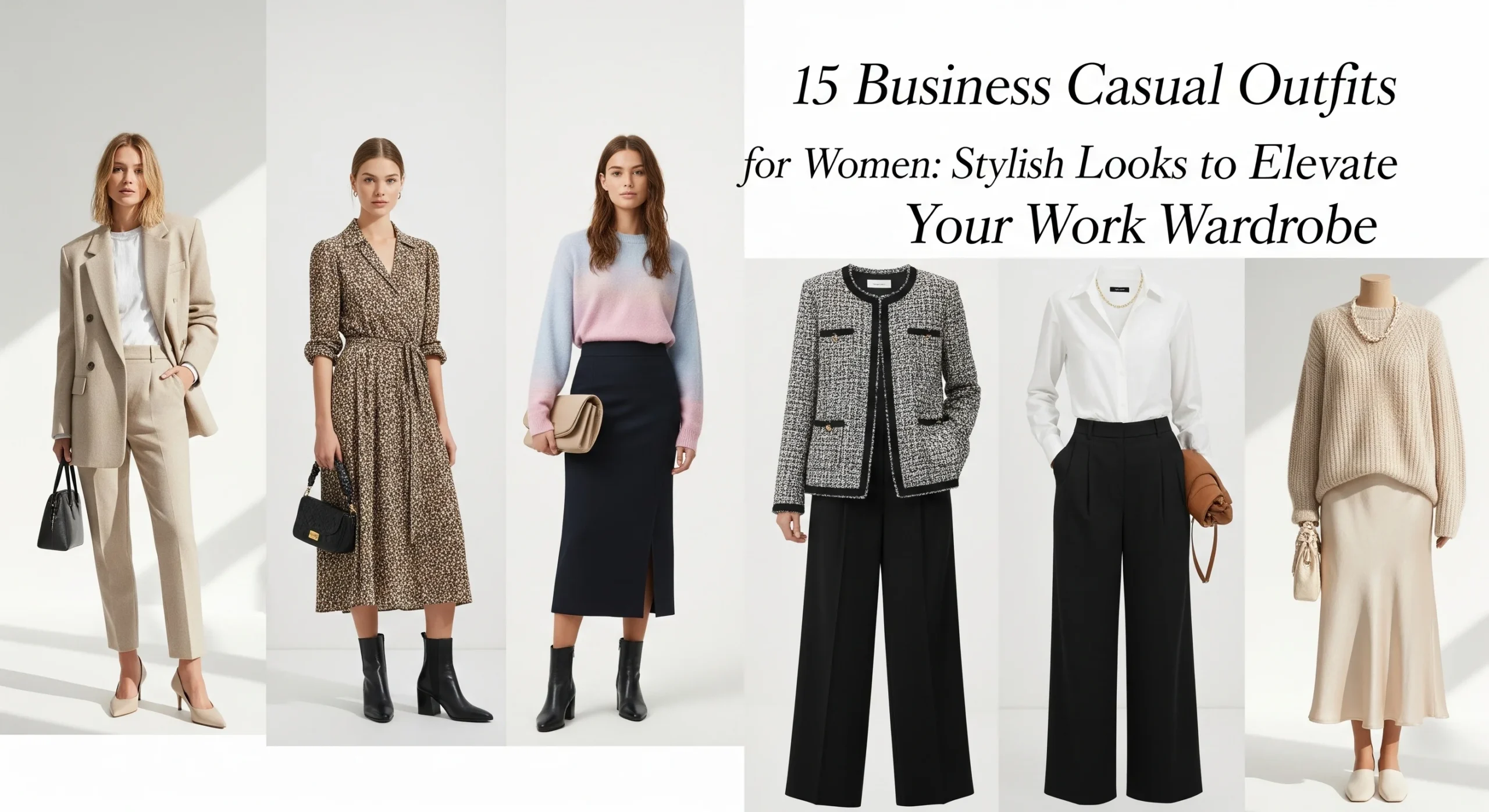 15 Business Casual Outfits for Women Stylish Looks to Elevate Your Work Wardrobe