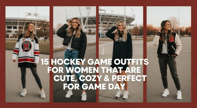 15 Hockey Game Outfits for Women That Are Cute, Cozy & Perfect for Game Day