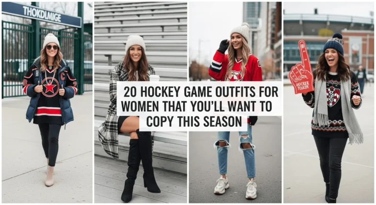20 Hockey Game Outfits for Women That You’ll Want to Copy This Season