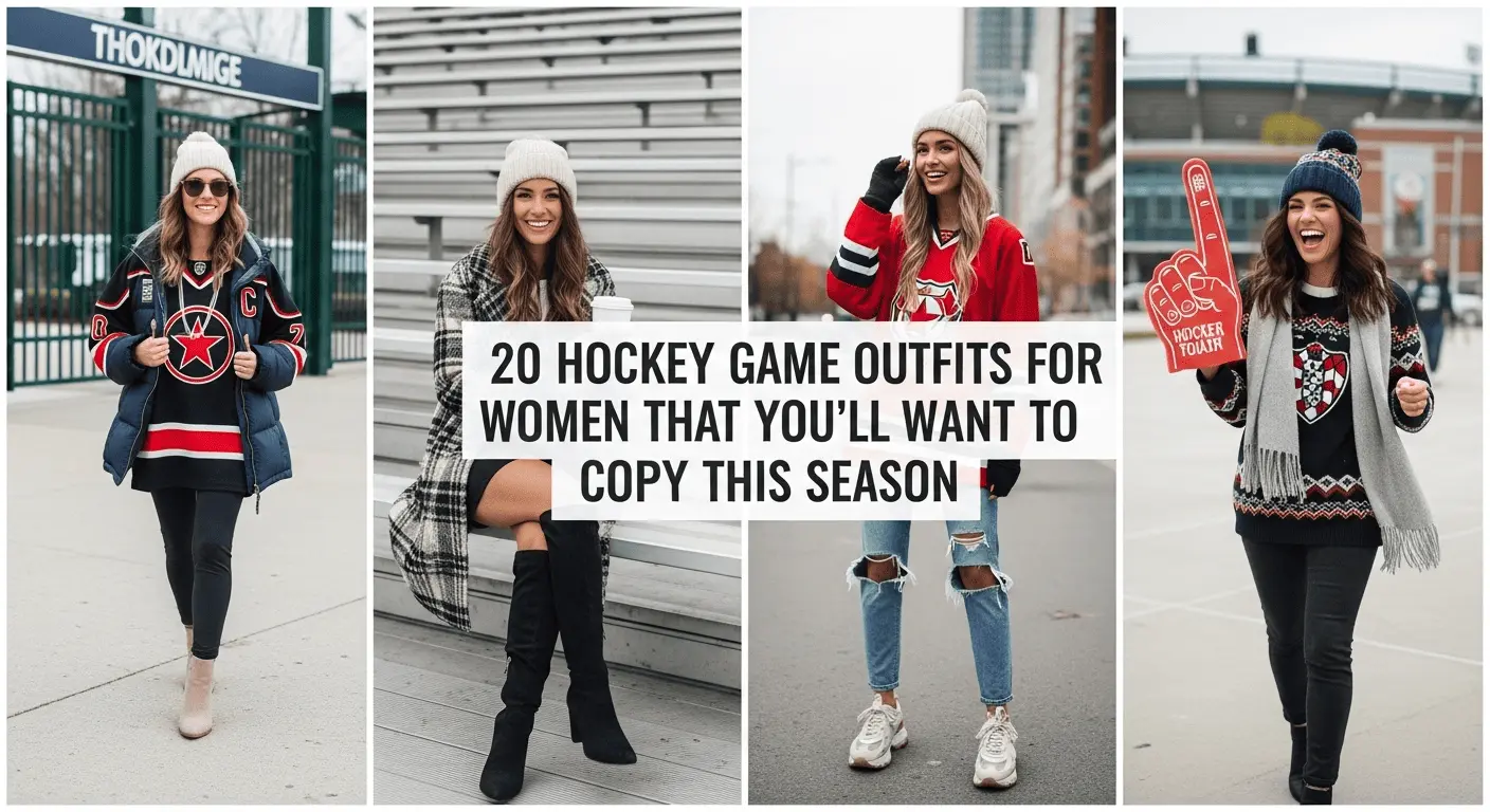 20 Hockey Game Outfits for Women That You’ll Want to Copy This Season