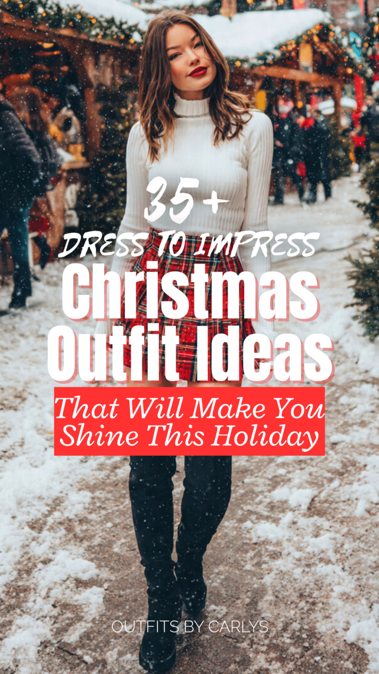 35+ Dress to Impress Christmas Outfit Ideas That Will Make You Shine This Holiday