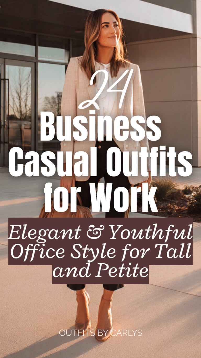 24 Business Casual Outfits for Work: Chic & Elegant Office Looks for Tall and Petite Women 🌷
