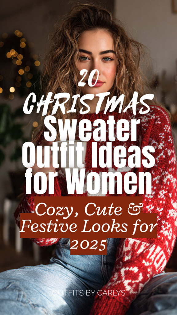 20 Christmas Sweater Outfit Ideas for Women: Cozy, Cute & Festive Looks for 2025