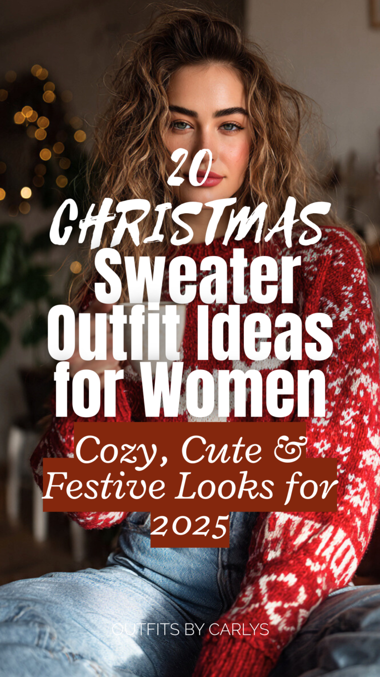20 Christmas Sweater Outfit Ideas for Women: Cozy, Cute & Festive Looks for 2025