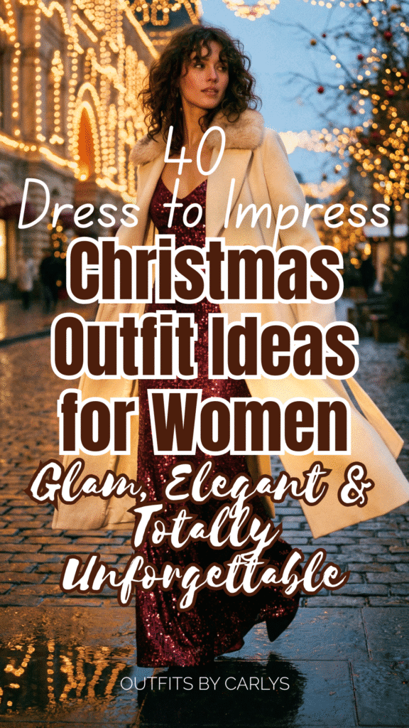 40 Dress to Impress Christmas Outfit Ideas for Women: Glam, Elegant & Totally Unforgettable