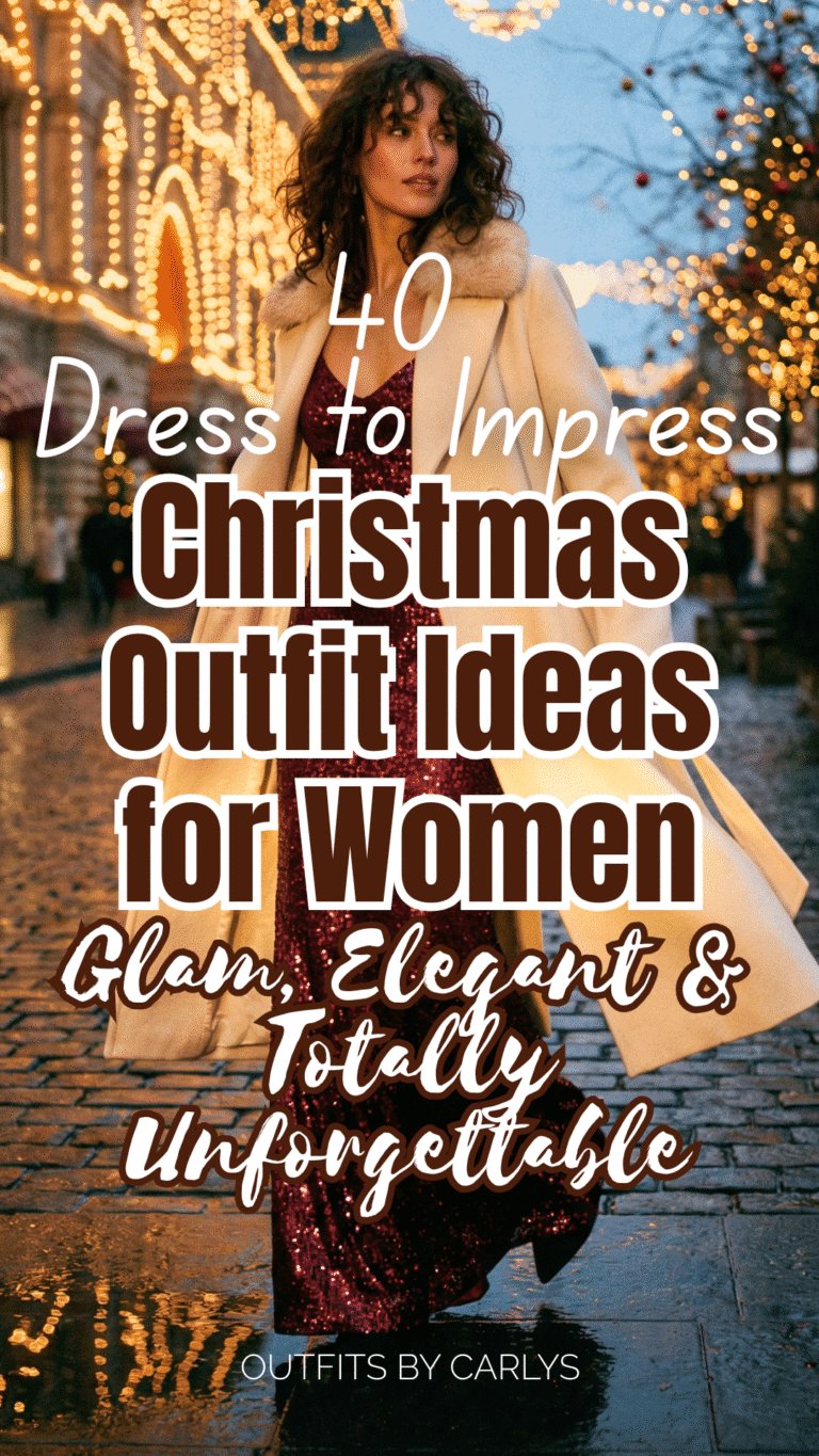 40 Dress to Impress Christmas Outfit Ideas for Women: Glam, Elegant & Totally Unforgettable