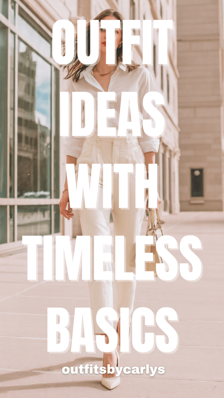 Outfit ideas with timeless basics