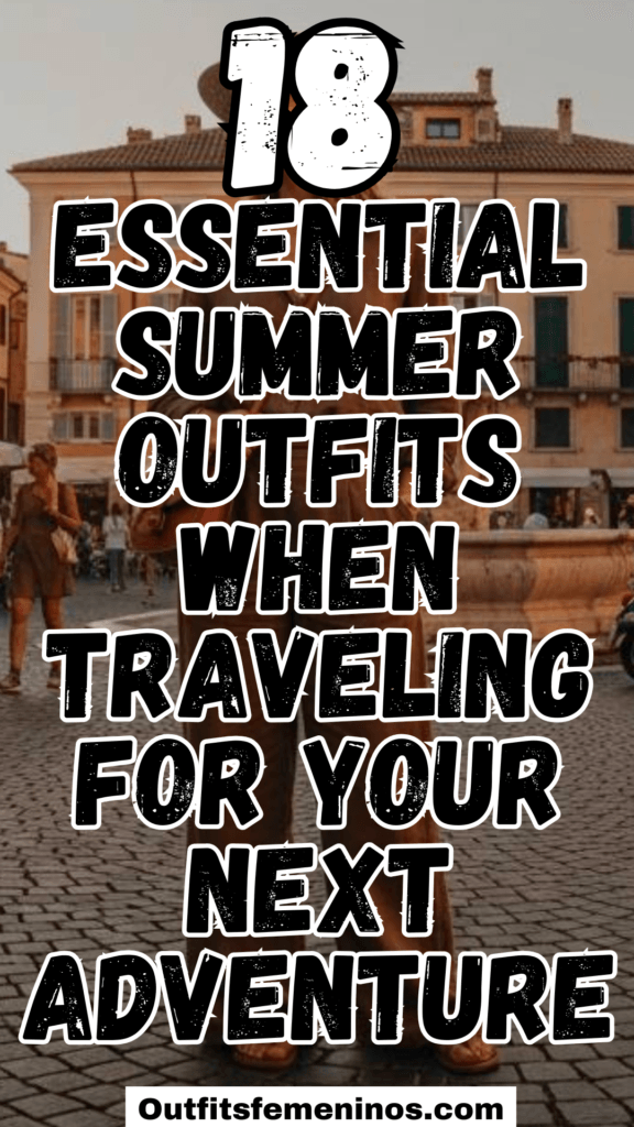 18 Essential Summer Outfits When Traveling for Your Next Adventure