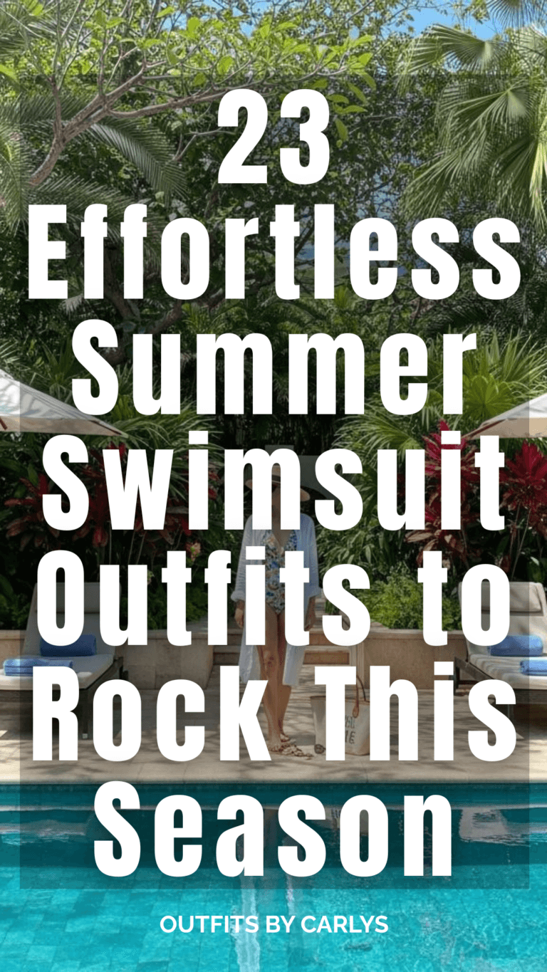 23 Effortless Summer Swimsuit Outfits to Rock This Season