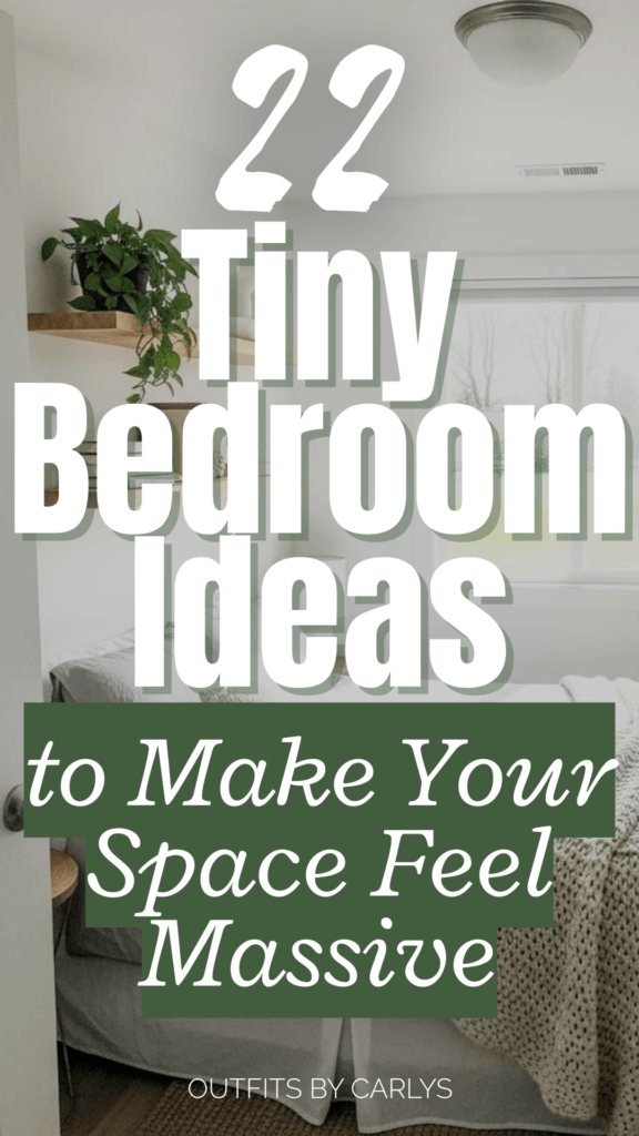 22 Tiny Bedroom Ideas to Make Your Space Feel Massive