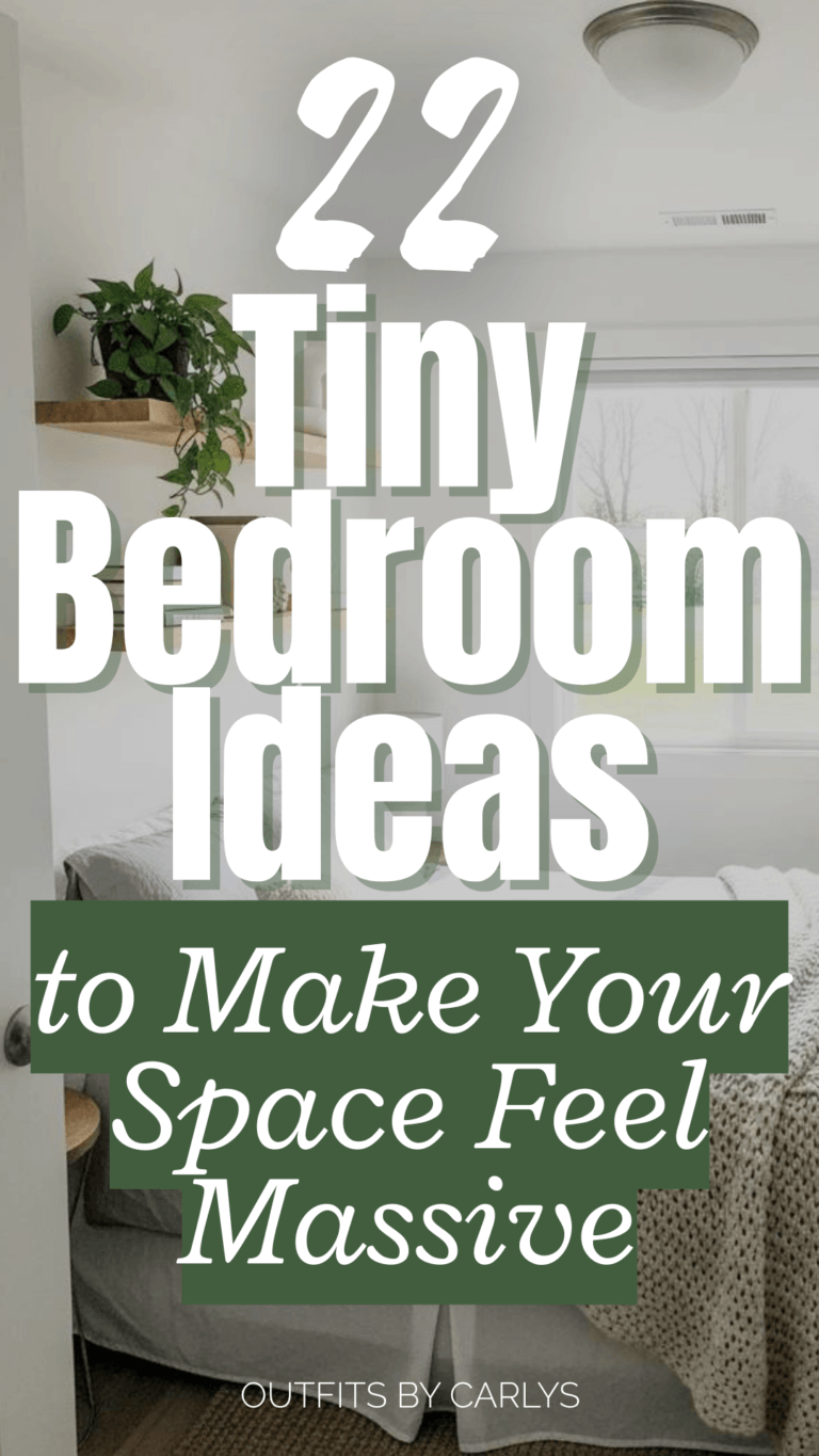 22 Tiny Bedroom Ideas to Make Your Space Feel Massive