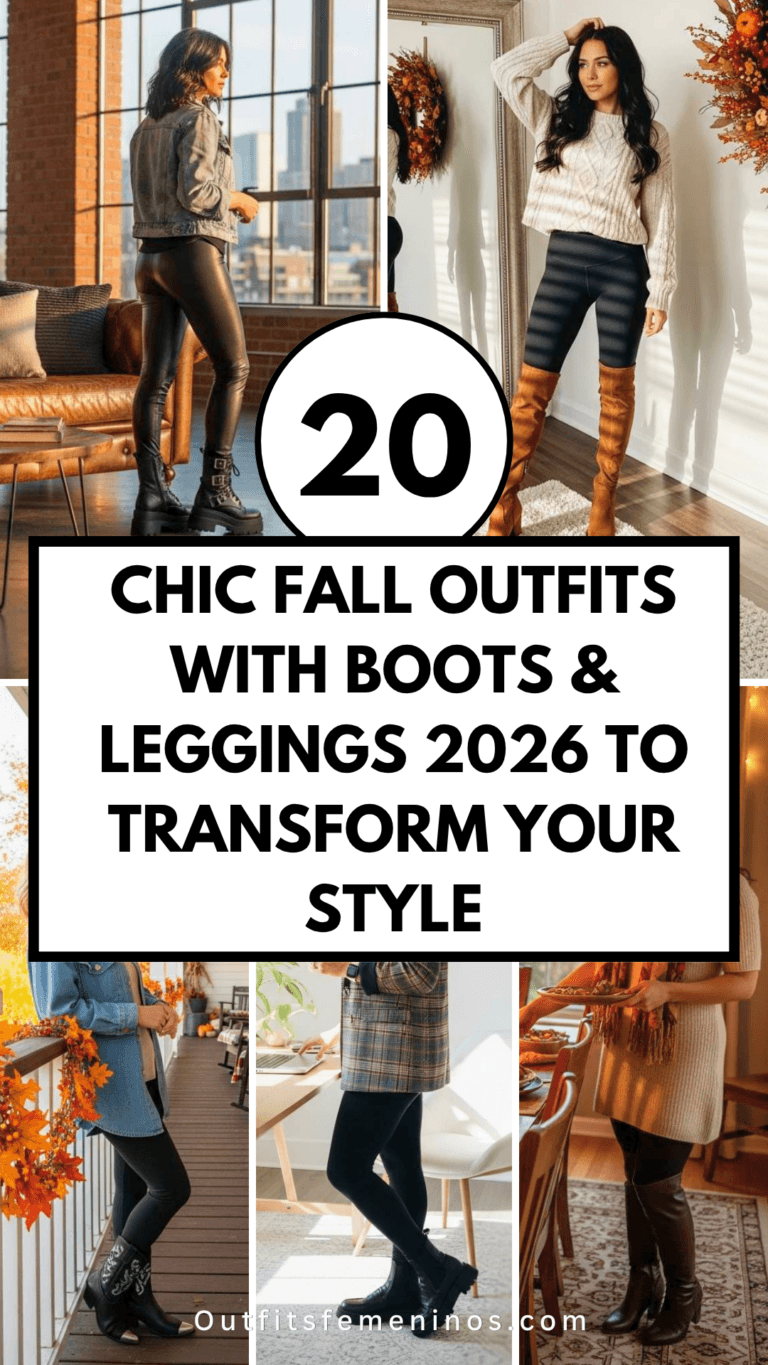 20 Chic Fall Outfits with Boots & Leggings 2026 to Transform Your Style