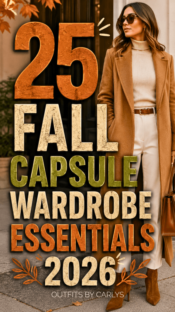 25 Fall Capsule Wardrobe Essentials 2026